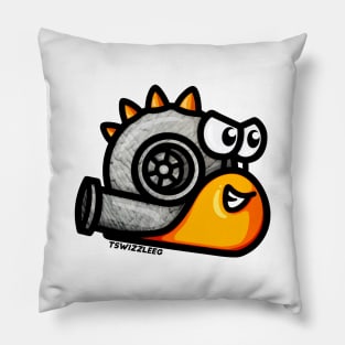 Turbo Snail - Turbosaurus (Orange) Pillow