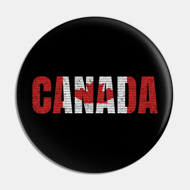 Canadian National Flag Vintage Canada Country Gift Pin by Grabitees