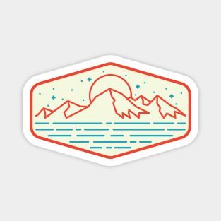 Mountain and Sea Magnet