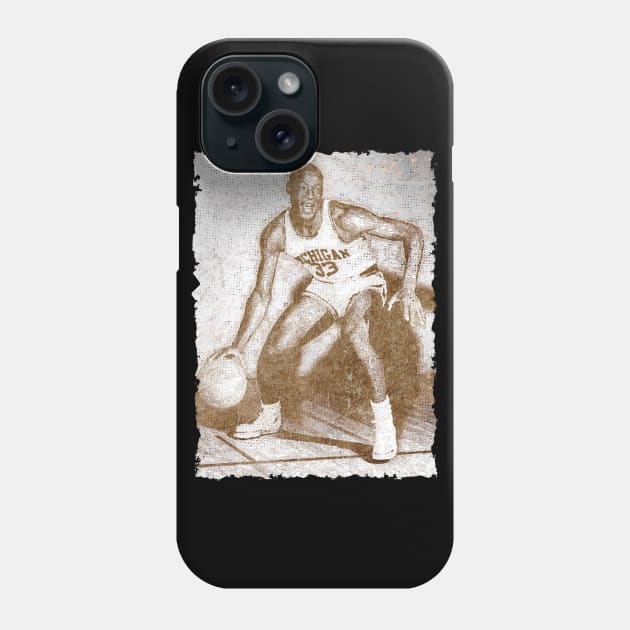 cazzie-russell-basketbal player Phone Case by framehead