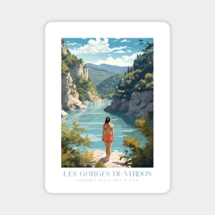 Les Gorges du Verdon - poster - Affiche Magnet