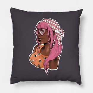 Girl with bees Pillow