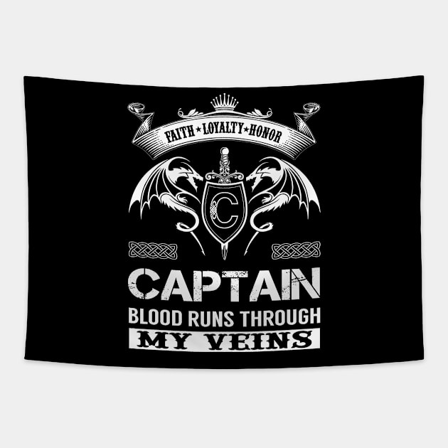 CAPTAIN Tapestry by Linets