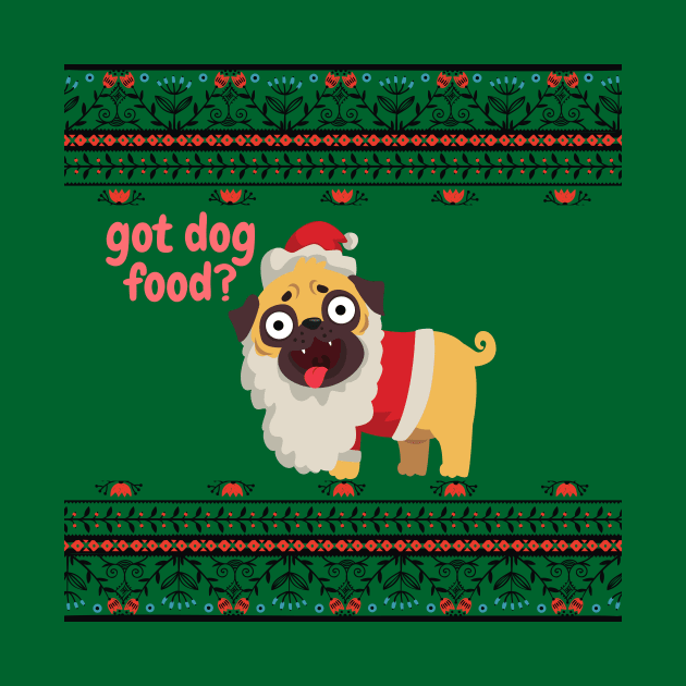 Pug - Ugly Christmas Sweater by Moshi Moshi Designs