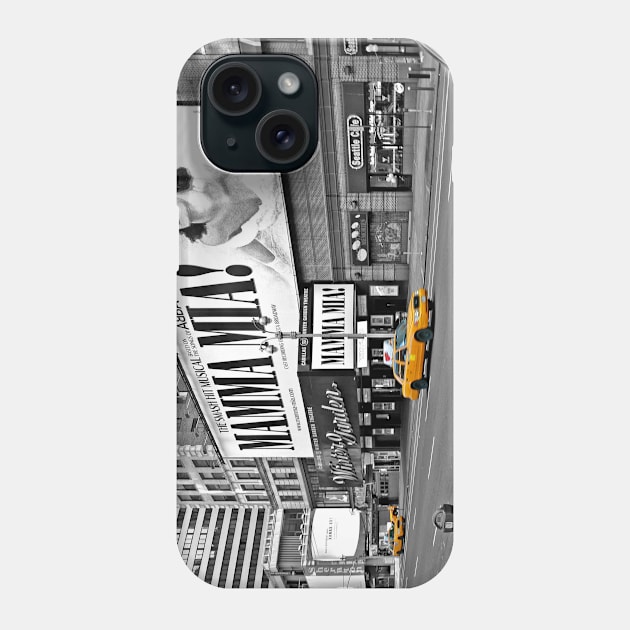 NYC Yellow Cabs Musical Phone Case by Art-Frankenberg