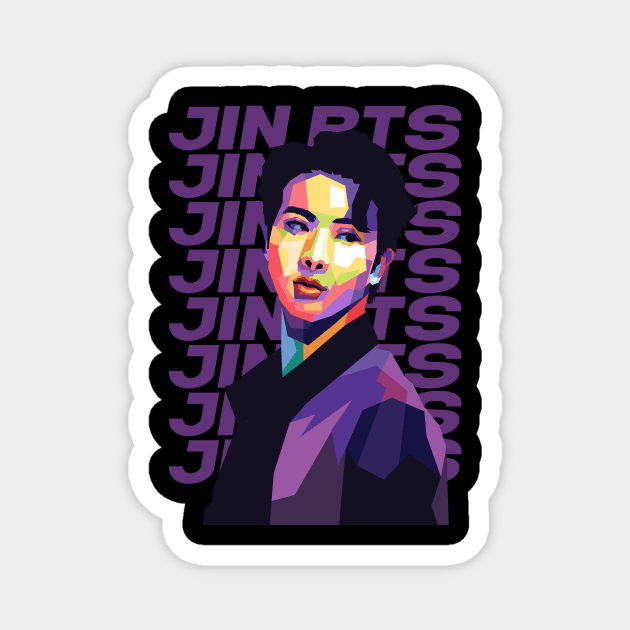 Bts jin Magnet by Danwpap2