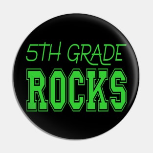 5th Grade Rocks Pin