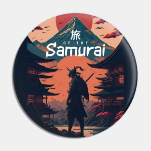 Futuristic Samurai: A Journey Through Time and Tradition Pin