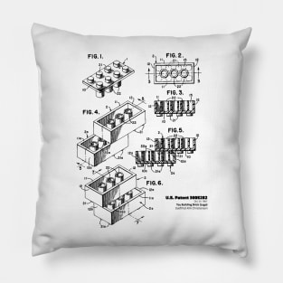 1961 Toy Building Brick (Lego) Patent Drawing - 001 Dark Pillow