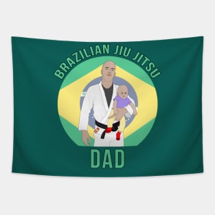 Brazilian Jiu Jitsu Dad Tapestry