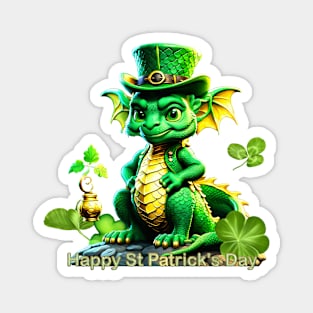 Cute St. Patrick’s Day dragon Magnet