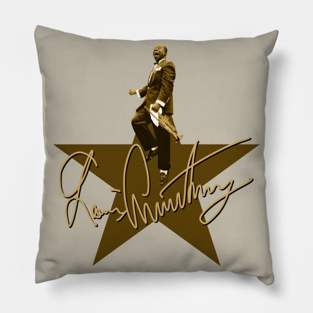 Louis Armstrong - Signature Pillow by PLAYDIGITAL2020