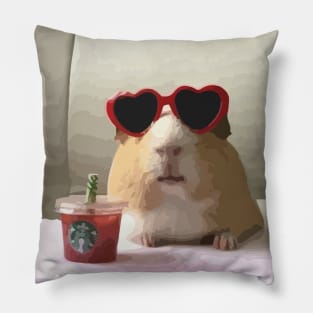 chill hamster Pillow