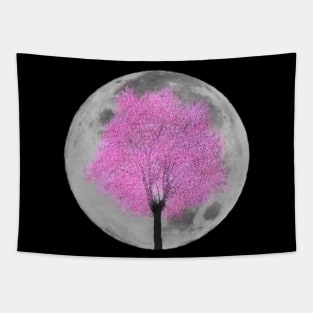 Sakura on the Moon Tapestry