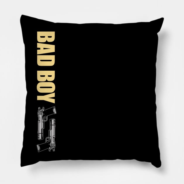 Bad Boys Pillow by Shirtrunner1