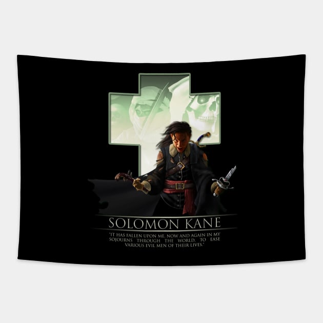 Savage Shirt of Solomon Kane Tapestry by HoratioMetaphor