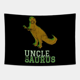 Unclesaurus Uncle Saurus T Rex Green Distressed Design Gift Idea Dinosaur Tapestry