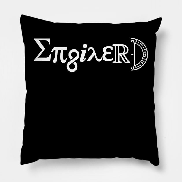 Enginerd Pillow by irkife