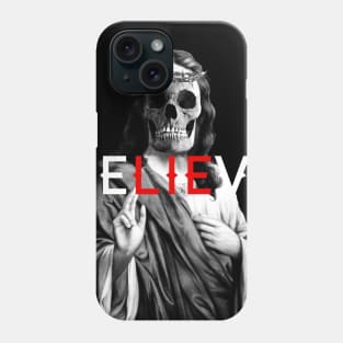 Blackcraft Antichrist Jesus Skull Believe Satan Atheist Phone Case