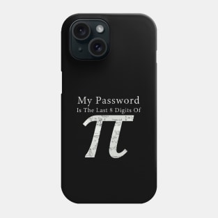 Funny math My password is the last 8 digits of pi Phone Case