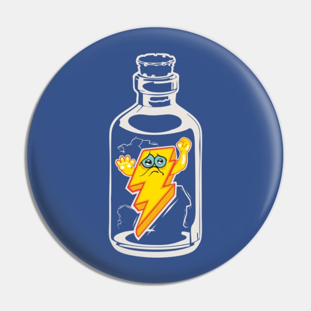 Lightning in a Bottle Pin by nellytrey