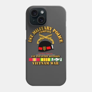 1st MP Company - 1st Inf Div Vietnam w SVC Phone Case