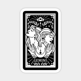 Gemini - Tarot Style Magnet