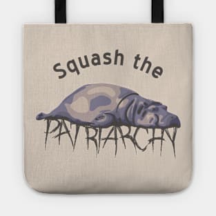 Squash the Patriarchy Hippo Tote