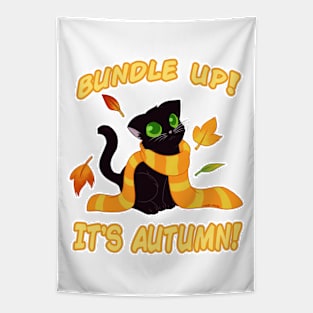 Bundle Up! It's Autumn! Tapestry