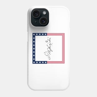 George Washington's signature Phone Case