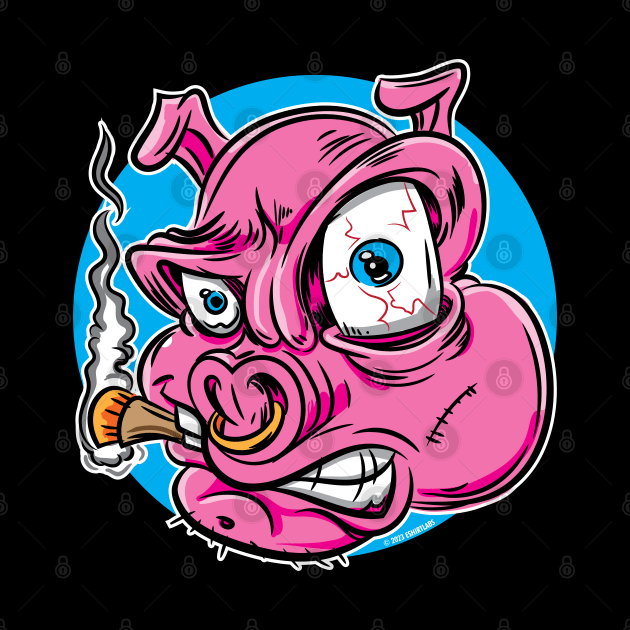 Smoked Pork with Attitude by eShirtLabs