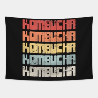 Vintage KOMBUCHA Text Tapestry