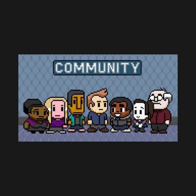 Community characters in 8-bit by ematzzz