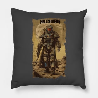 Helldivers 2 Elite Trooper Gamer Gear Pillow