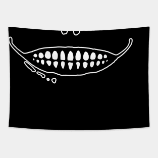 Emil - Yoko Taro Smile from NieR Dark version Tapestry