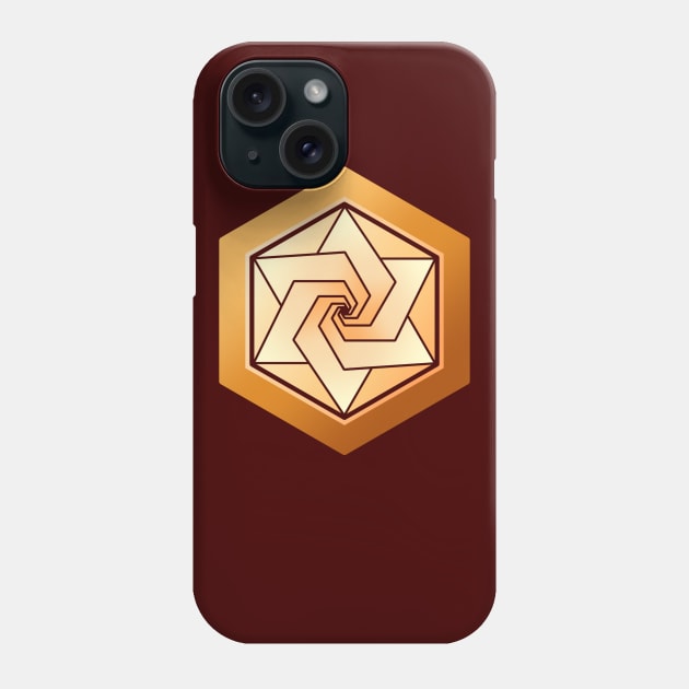 Starry Hexagon Pattern Phone Case by Keratra