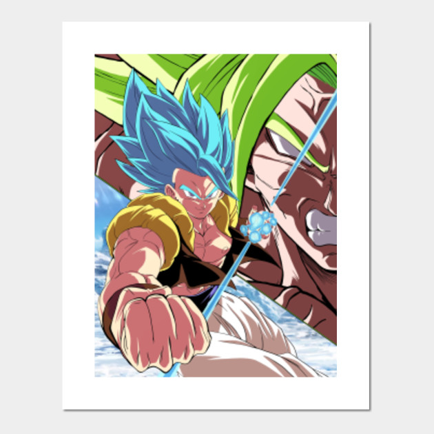 Gogeta Vs Broly Dragon Ball Super Broly Movie Posters And Art Prints Teepublic There are 1446 broly movie for sale on etsy, and they cost $21.25 on average. usd