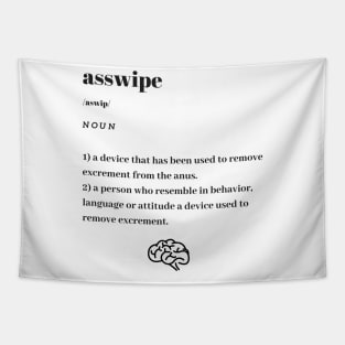 Funny Asswipe Word Definition Dictionary Tapestry