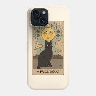 The Full Moon Cat Phone Case