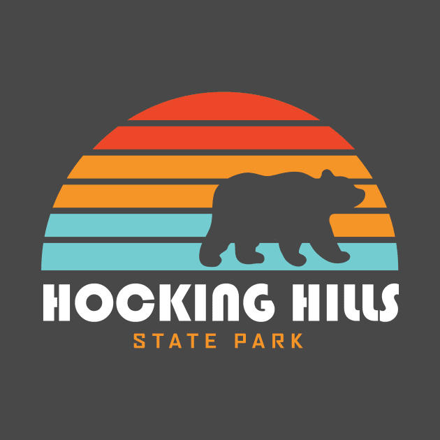 Hocking Hills State Park Bear Sunset by PodDesignShop