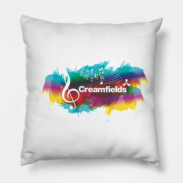 Creamfields Pillow by smkworld