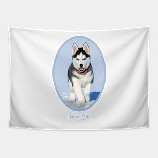 Beautiful Siberian Husky Puppy! Especially for Husky Dog Lovers! Tapestry