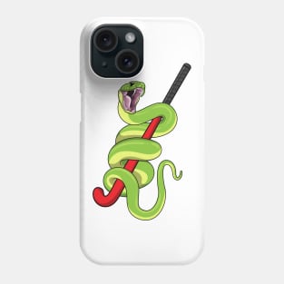 Snake Hockey Hockey bat Phone Case