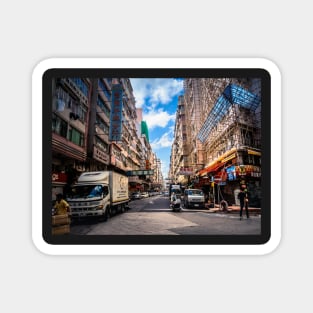 Hong Kong Street Scene Magnet