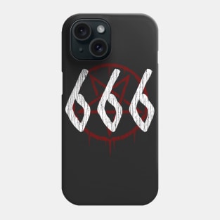 SATANISM AND THE OCCULT - 666 MARK OF THE BEAST Phone Case