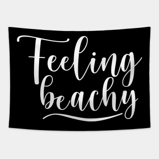 Feeling Beachy. Fun Summer Beach Lover Design. Tapestry