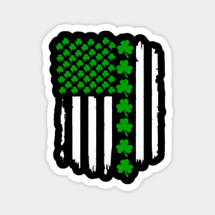 Saint Patricks Day Shamrock flag Magnet