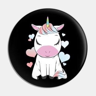 Unicorn Valentine Pin