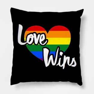 Love Wins! - lgbt gay pride Pillow