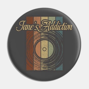 Jane's Addiction Vynil Silhouette Pin